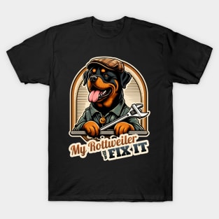 Mechanic Rottweiler T-Shirt